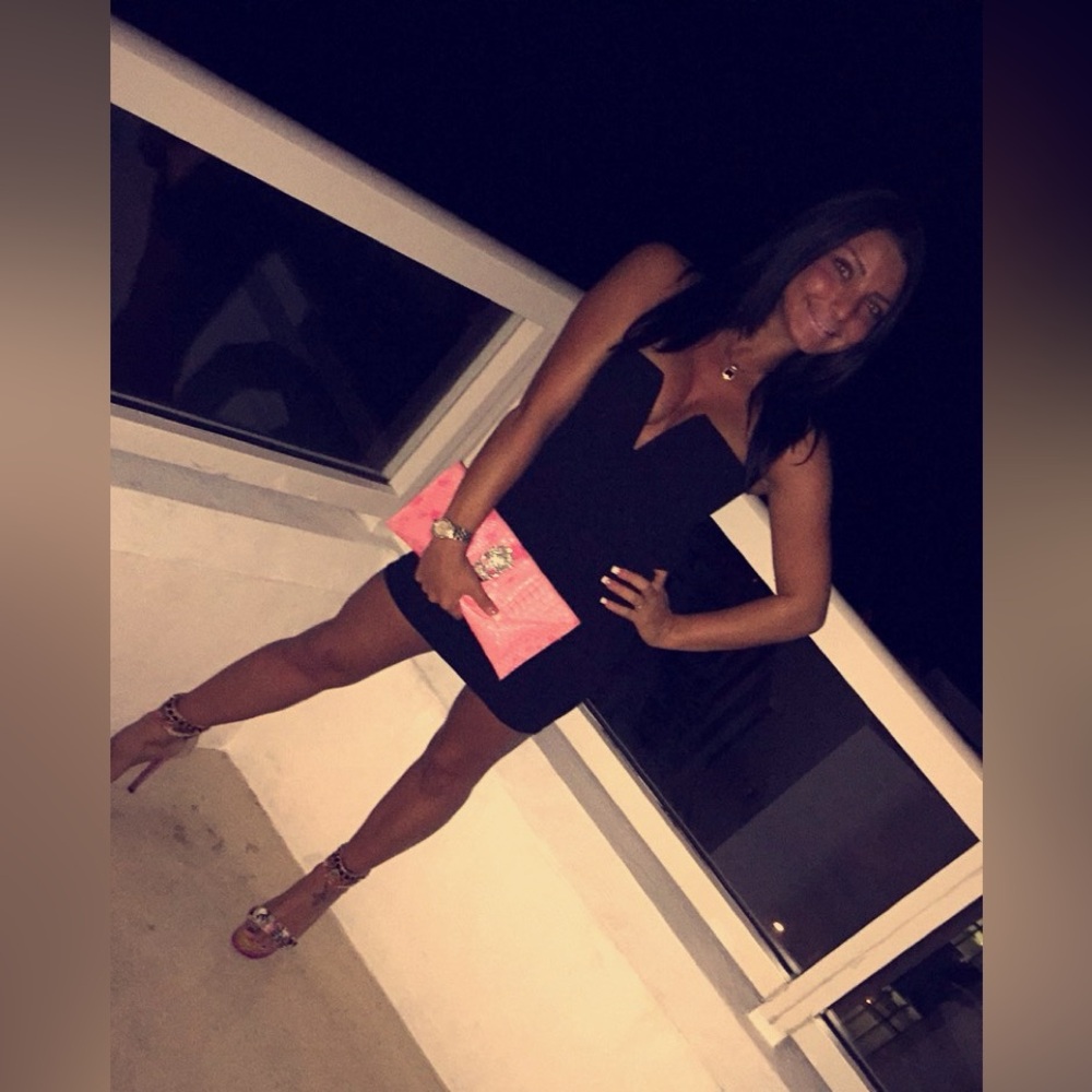 Bebe Elegant Black Mini Dress